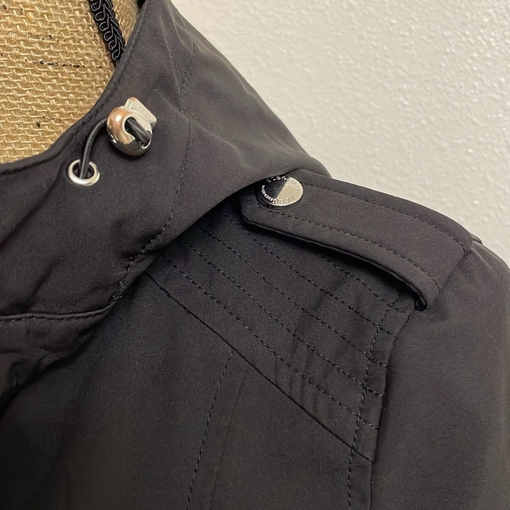 Bcbgeneration Softshell Full Zip Hooded Long Jack… - image 6